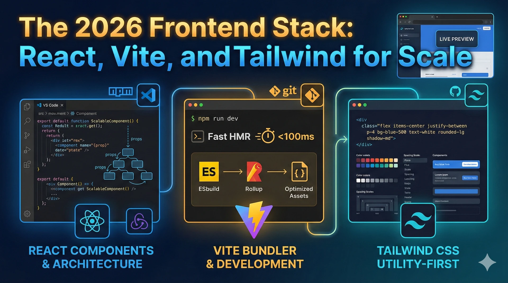 The 2026 Frontend Stack: React, Vite, and Tailwind for Scale ...