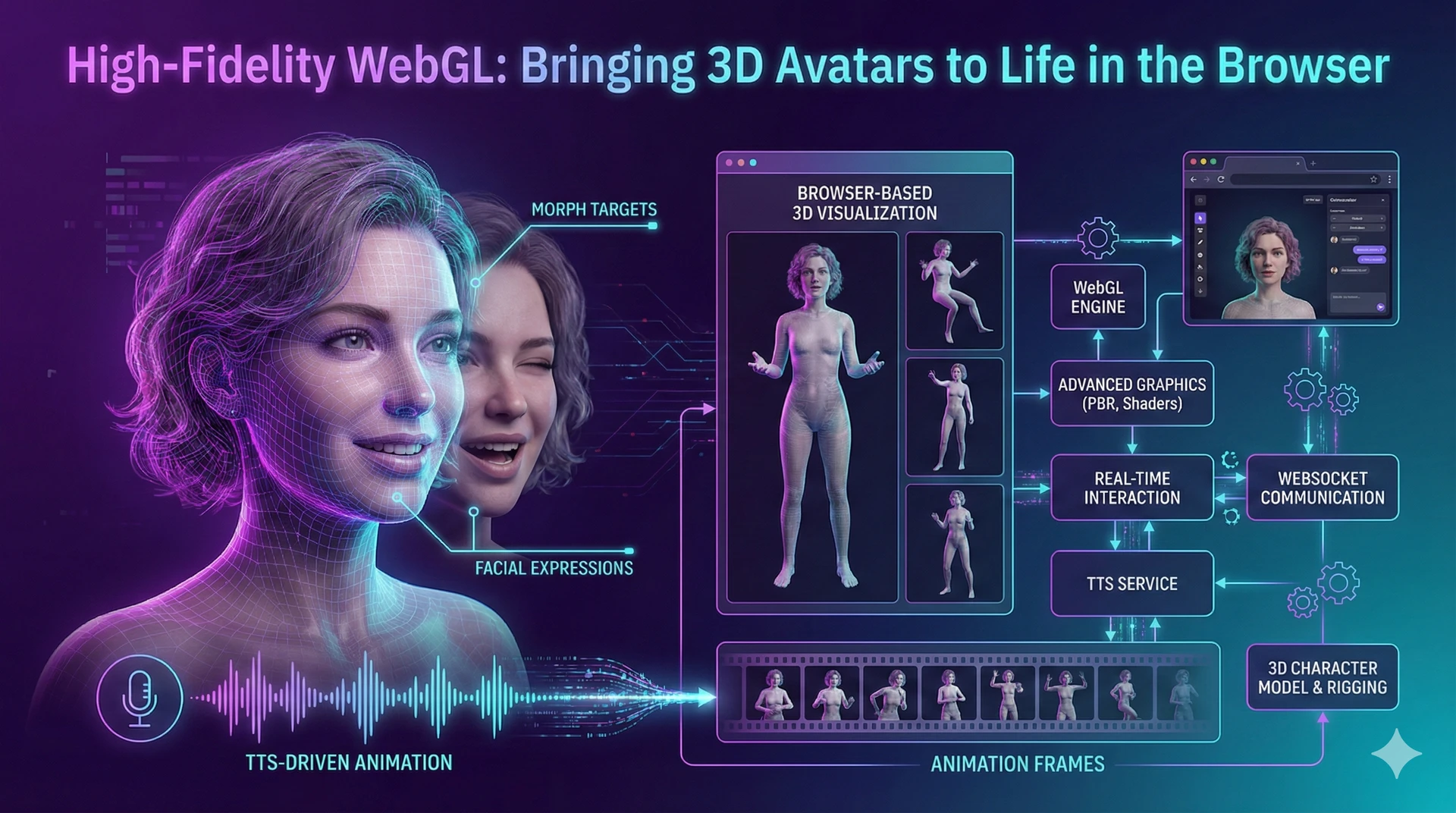 High-Fidelity WebGL: Bringing 3D Avatars to Life in the Browser ...